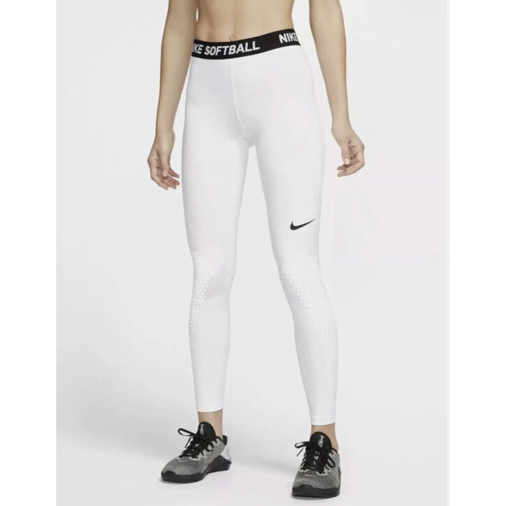 Nike Women’s Dri-FIT Vapor Slider Softball Tights White AV6643-100 Medium